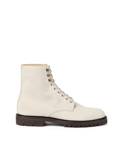 Brunello Cucinelli lace-up suede boots