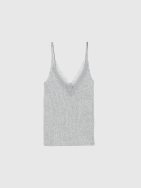 Madewell Lace-Trim V-Neck Tank