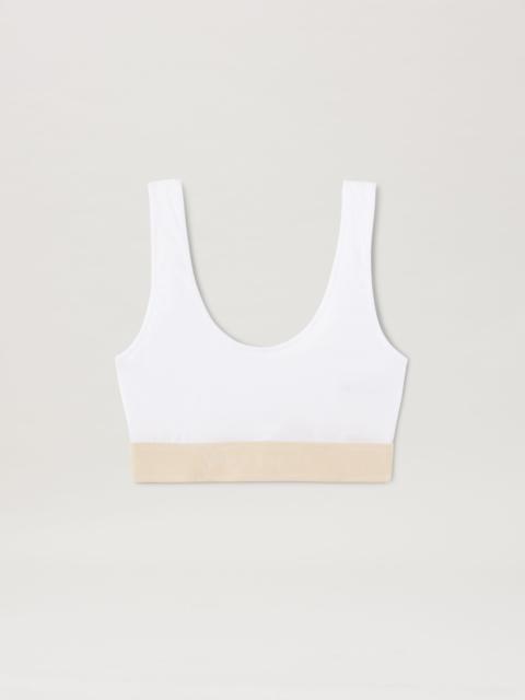 Palm Angels Logo Tape Bra