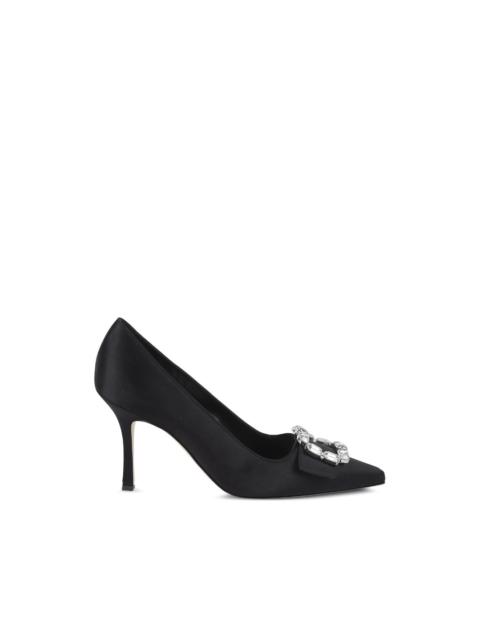 Manolo Blahnik Hangisi crystal-buckle pumps