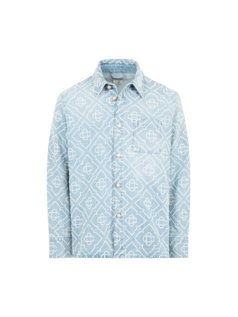 CASABLANCA PEARL DENIM SHIRT