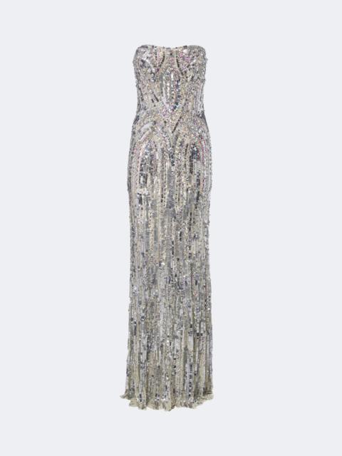 JENNY PACKHAM Euphoria embellished bustier gown