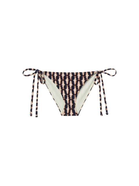 La DoubleJ fish-print bikini bottom