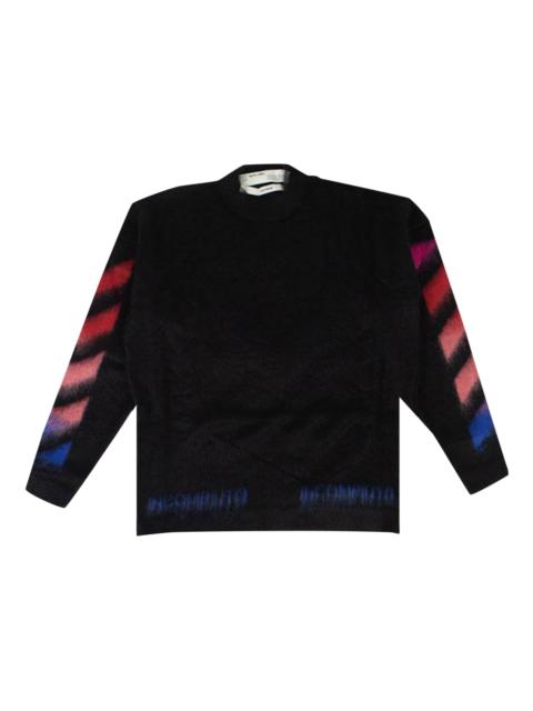 Off-White Diag Brushed Knitwear 'Black'