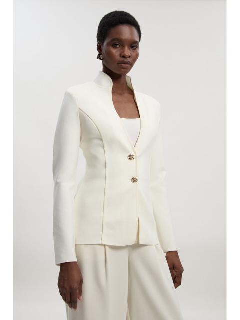 KAREN MILLEN Figure Form Bandage Knit Jacket