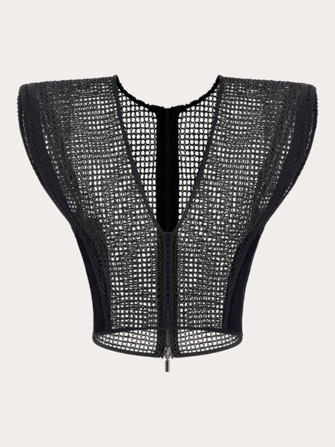 MATICEVSKI Kombat Mesh Top