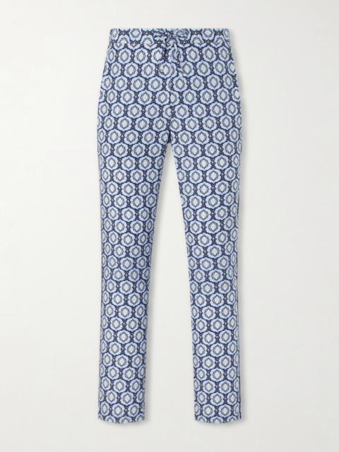 ORLEBAR BROWN Alfred Straight-Leg Printed Lyocell-Satin Trousers