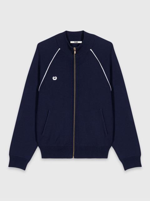 maje Zipped cardigan