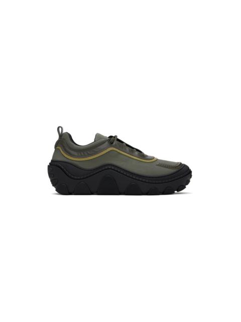 Kiko Kostadinov Khaki Tonkin Canvas Sneakers