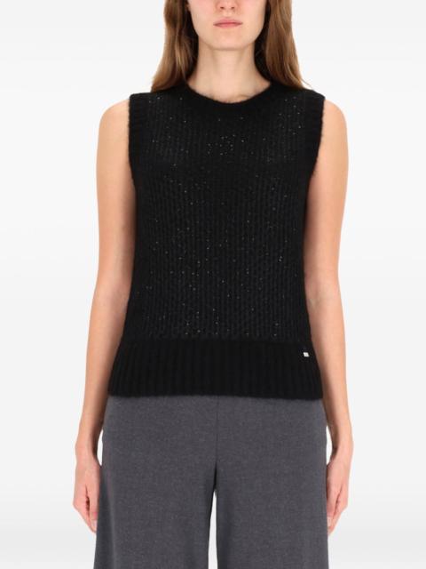 Herno knitted sleeveless top