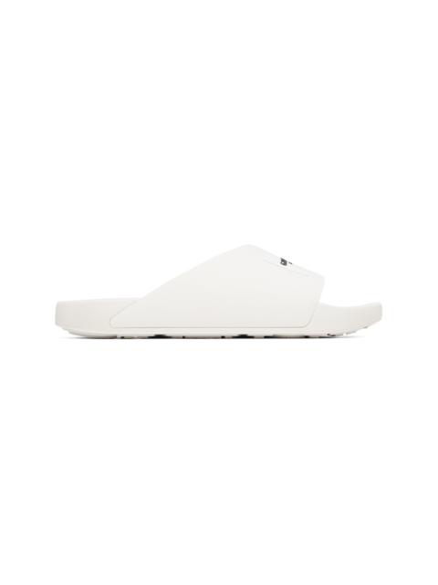 Givenchy White Label Mule Slides
