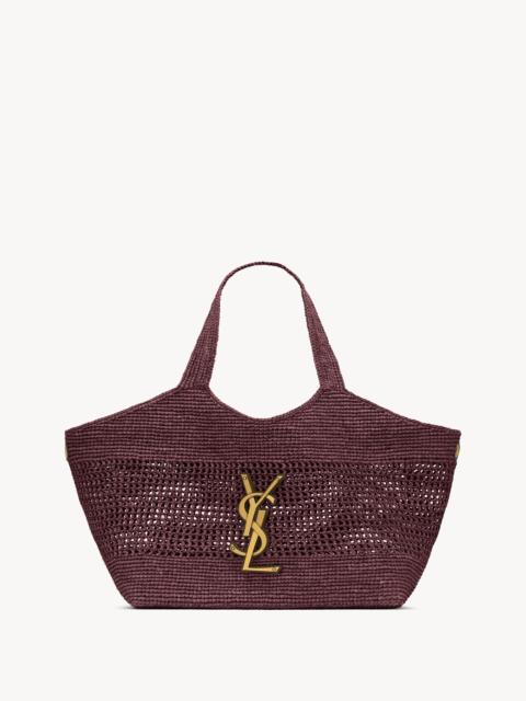 SAINT LAURENT ICARE MEDIUM IN RAFFIA