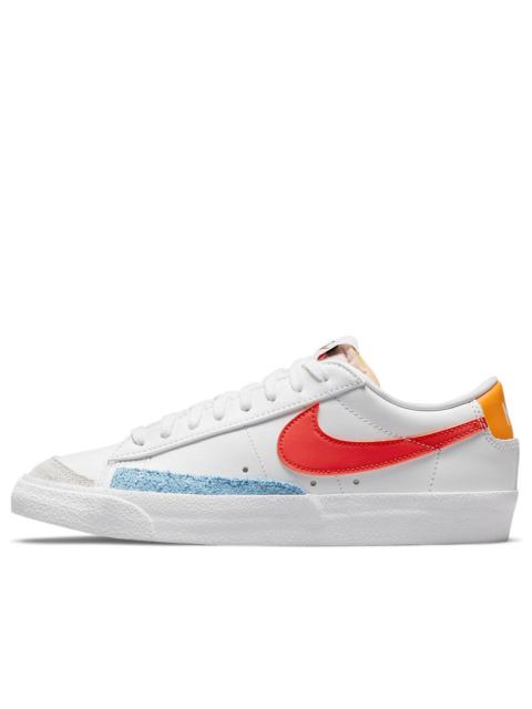 (WMNS) Nike Blazer Low '77 'White Orange' DC4769-105