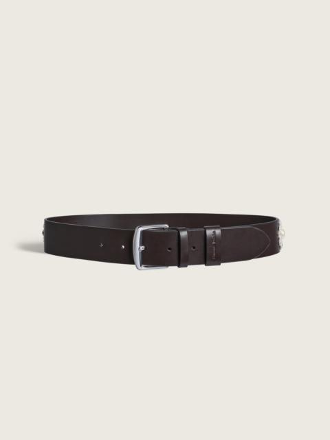 Simone Rocha Embellished Leather Belt