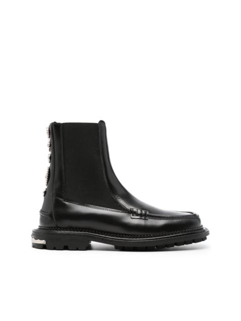 TOGA PULLA stud-embellished leather boots