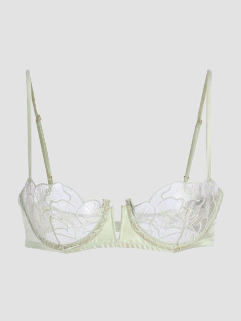 KIKI DE MONTPARNASSE Women's Calla Lily Balconette Bra - Menthe