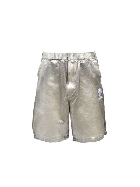 Maison MIHARAYASUHIRO SUN FADED SATIN SHORTS / BEI