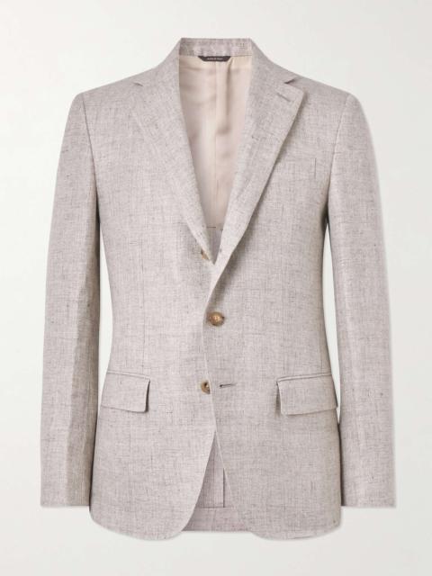 Loro Piana Torino Slub Linen Suit Jacket