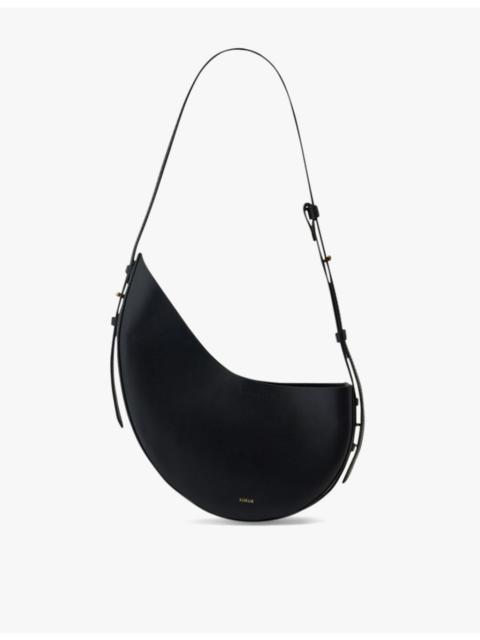 soeur Wino logo-embossed leather shoulder bag