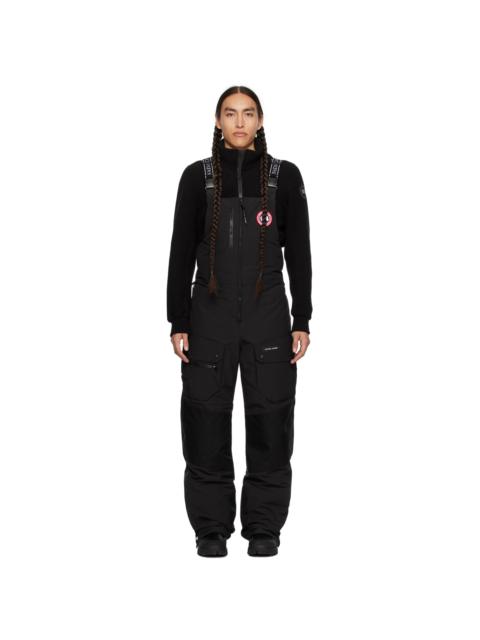 Black Tundra Bib Down Overalls