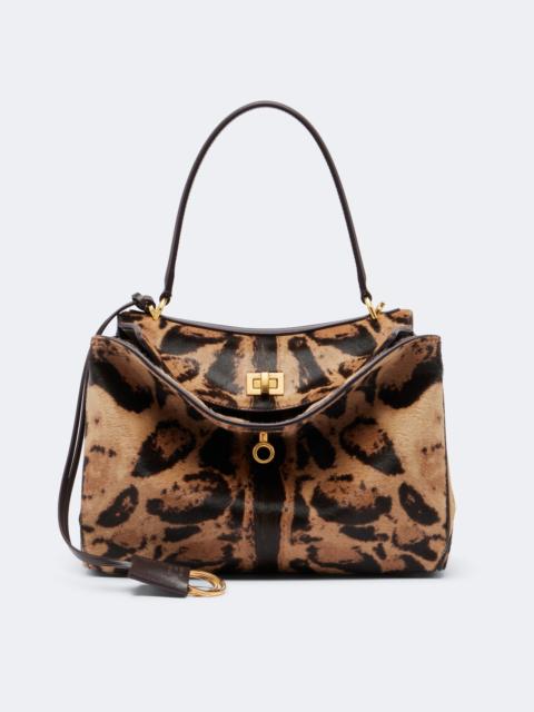 BALENCIAGA Rodeo Small calf hair shoulder bag