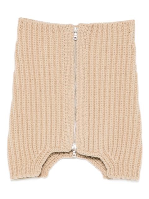 Dries Van Noten Dries Van Noten Ribbed Zip-up Collar