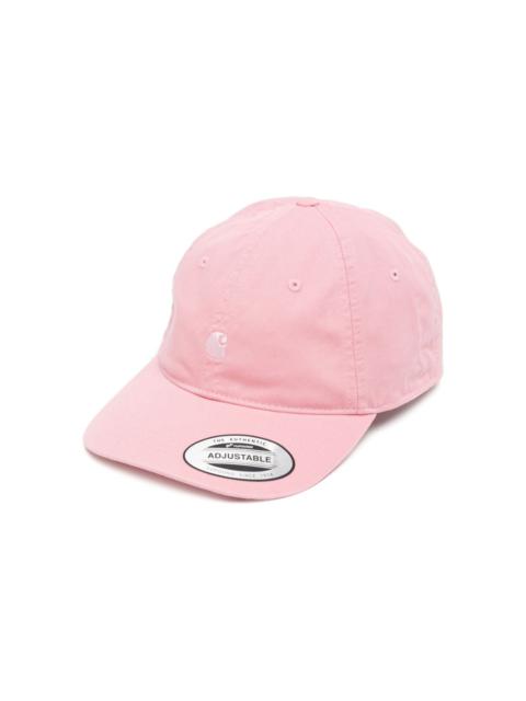 logo-embroidered cotton cap