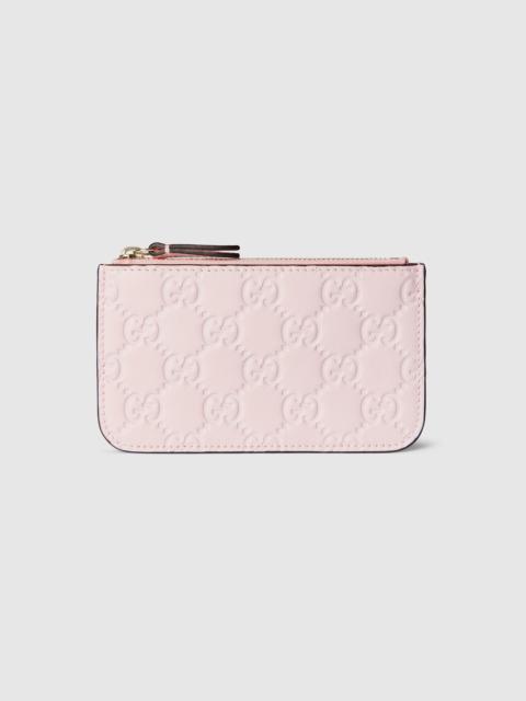 GUCCI GG Emblem key pouch