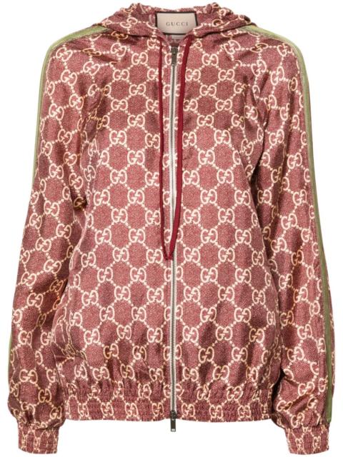 GUCCI GG Supreme printed silk jacket