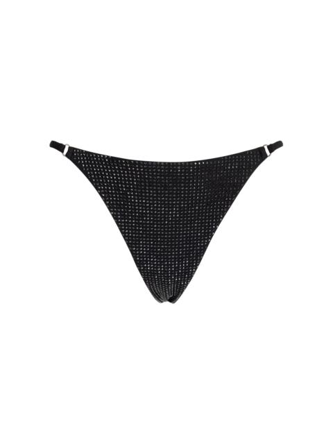 SIMKHAI May Studded Bikini Bottoms black