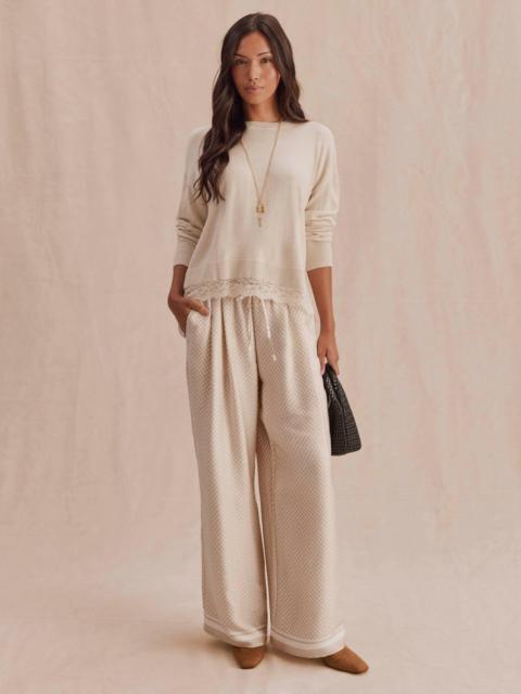 Splendid Valerie Pleated Print Pant