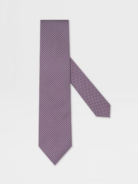 ZEGNA VIOLET SILK TIE