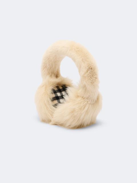 Burberry Shearling earmuffs