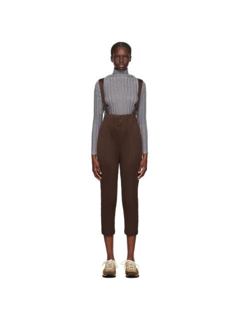 Pleats Please Issey Miyake Brown Monthly Colors September Jumpsuit