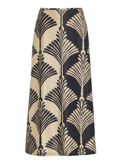 Johanna Ortiz Viento Sabanero Midi Skirt black