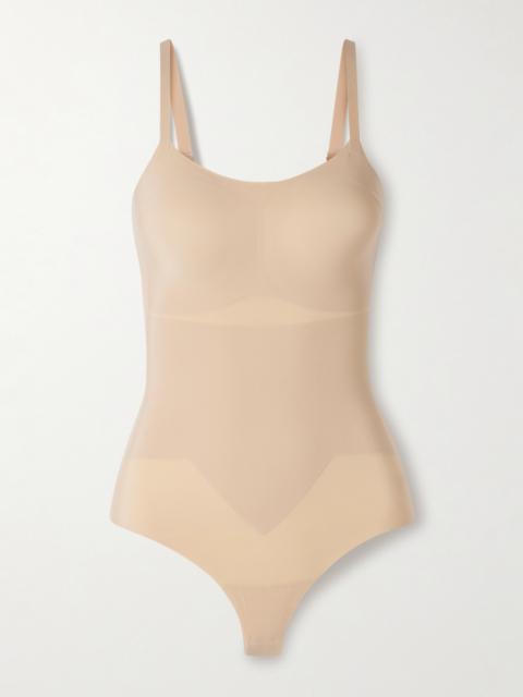 commando Zone Smoothing Stretch-jersey Thong Bodysuit
