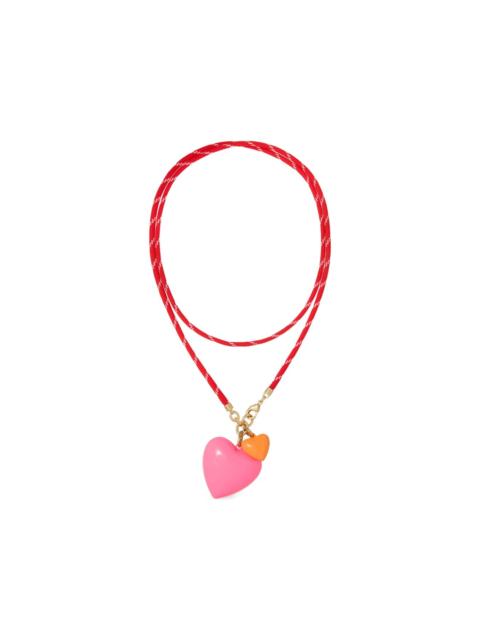 ROXANNE ASSOULIN Happy Cord heart-pendant necklace