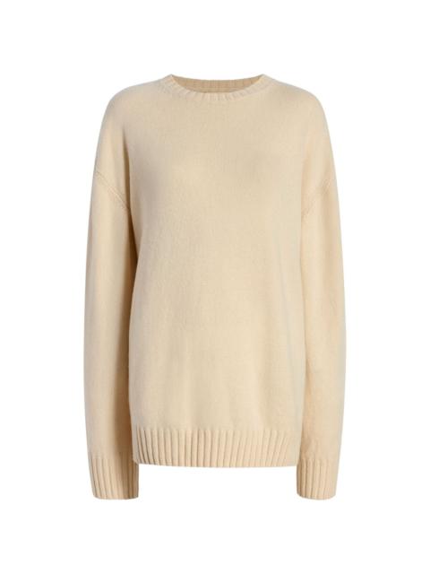 Camilla crew-neck cashmere jumper