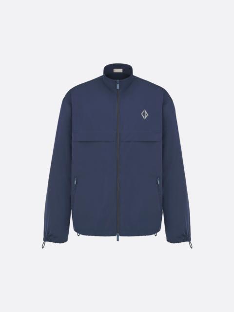 Dior Zipped Shirt with CD Diamond Embroidery