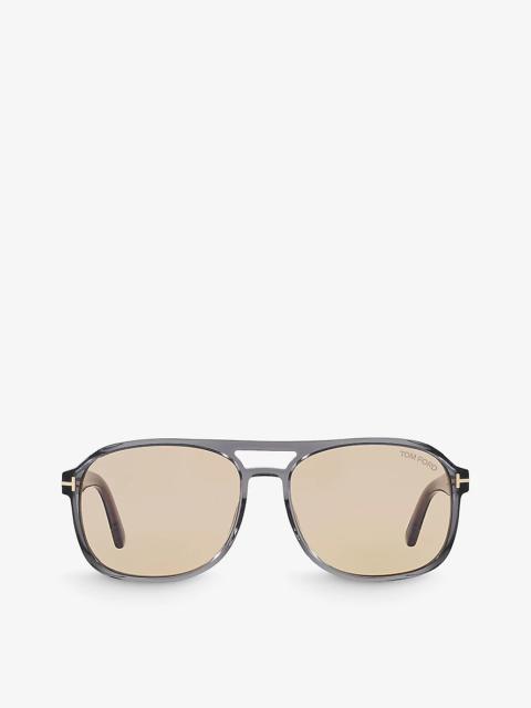 TR001630 Rosco square-frame acetate sunglasses