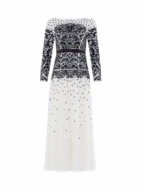 Needle & Thread Gilded Lace Long Sleeve Gown