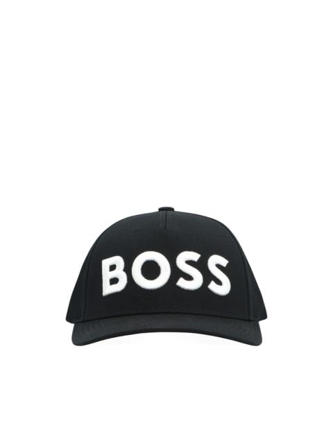 BOSS logo-embroidered baseball cap