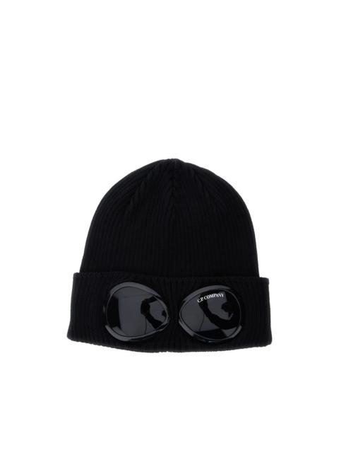 C.P. Company goggle-detail beanie hat