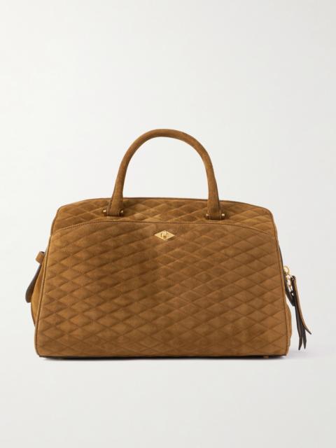 MÉTIER Private Eye Quilted Suede Tote