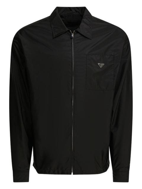 Prada triangle-logo jacket