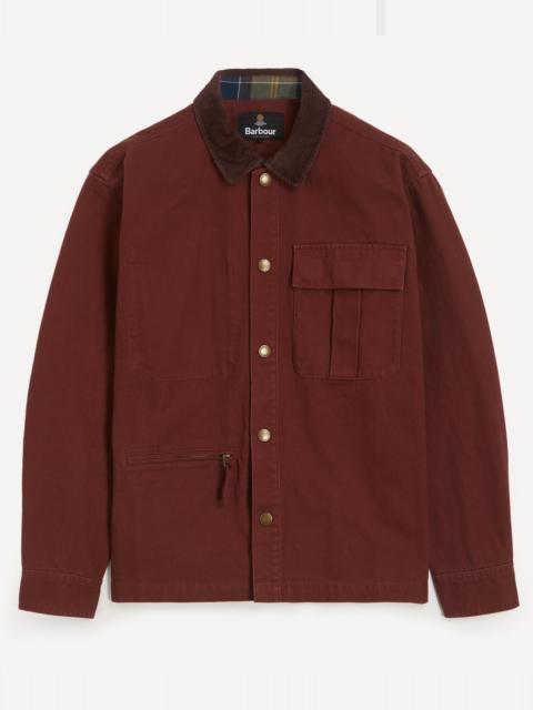 Barbour Ursula Oversized Overshirt in Chestnut