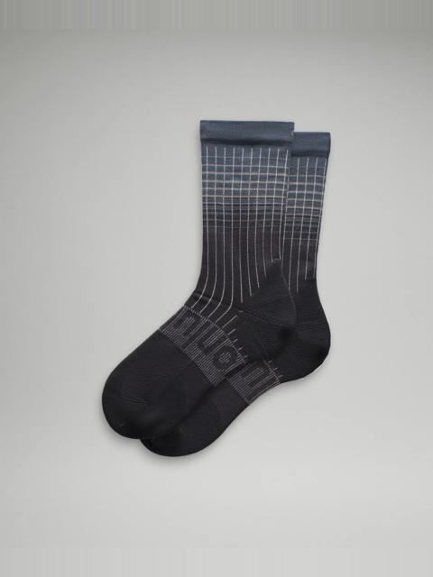 lululemon Men's Power Stride Crew Socks *Reflective