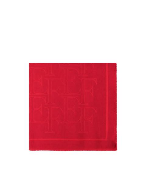 ELISABETTA FRANCHI frayed-hem scarf