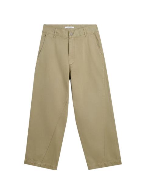 SUNFLOWER wide-leg chino trousers