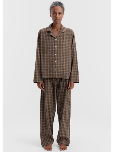 TEKLA Tekla Fine Twill Pants - Serra Checks